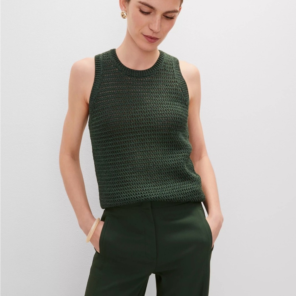 Ann Taylor Forest Green Knit Top
